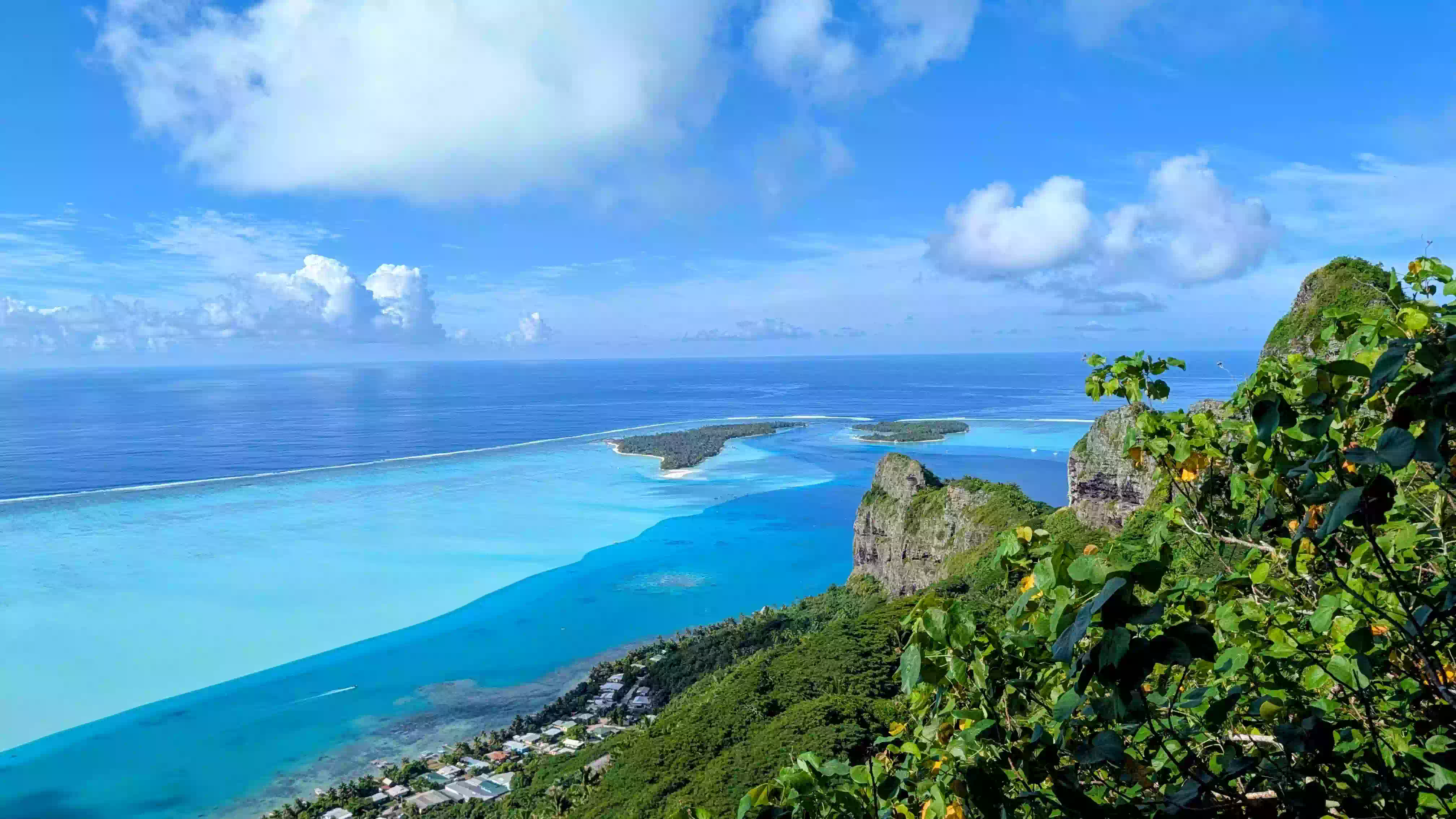 Maupiti vue du ciel